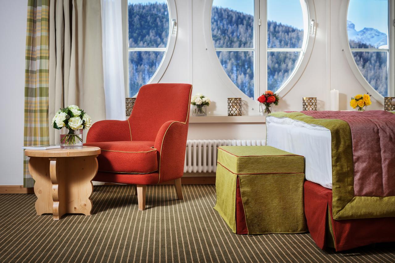 Schloss Hotel&Spa Pontresina Esterno foto